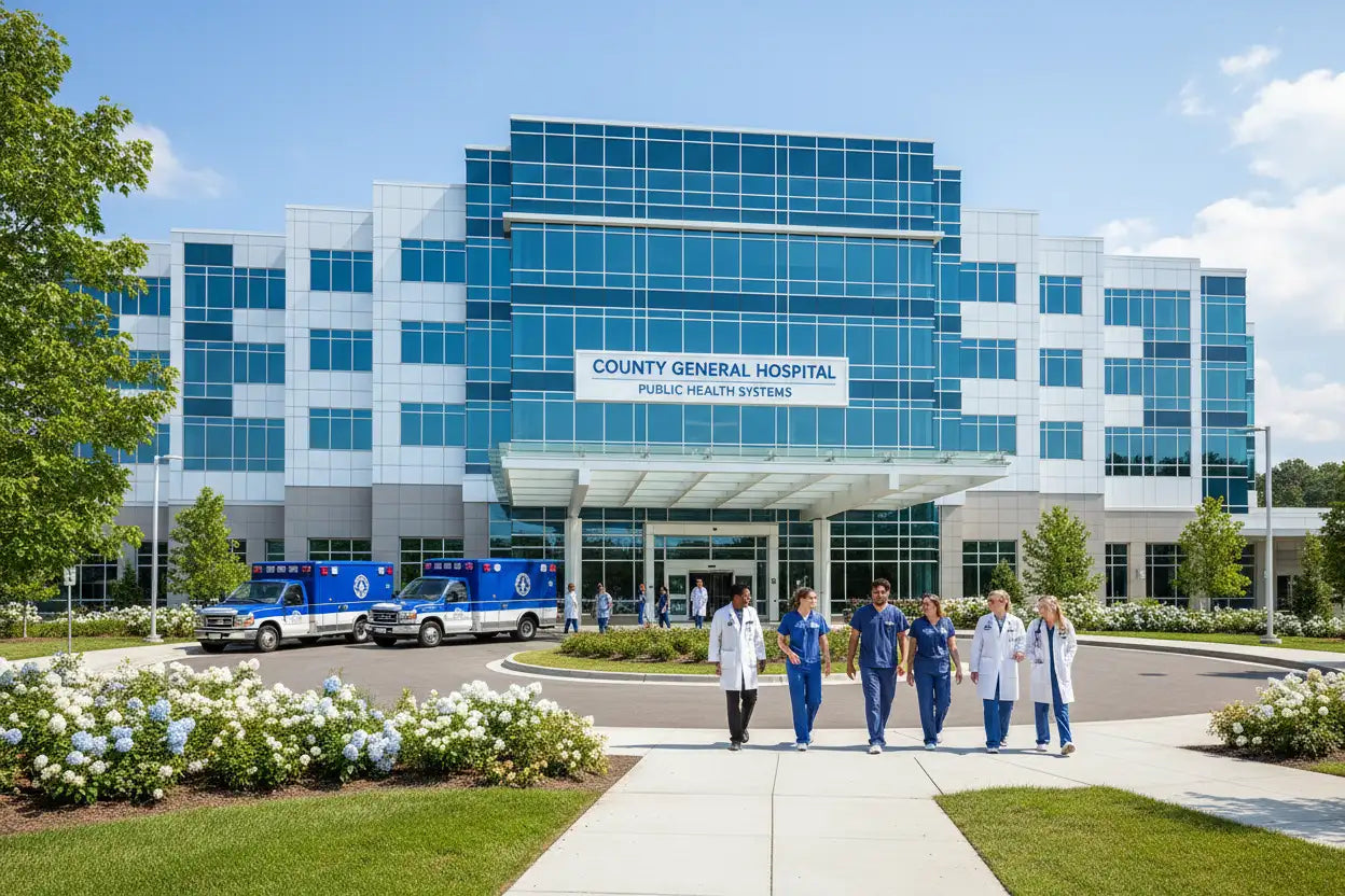 County hospital medical equipment