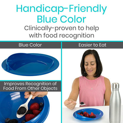 Spill Proof Scoop Plate