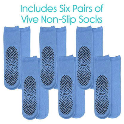 Non Slip Socks (6 Pairs)