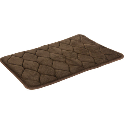 Memory Foam Bath Mat - Brown