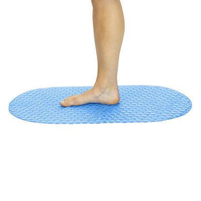 26’’ Oval Bath Mat - Blue