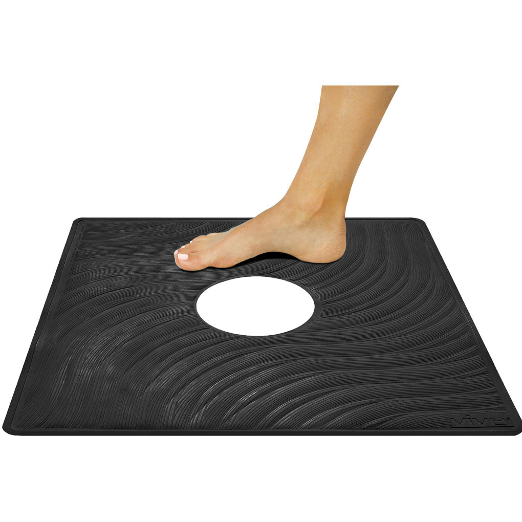 22’’ x 22’’ Shower Mat - Black