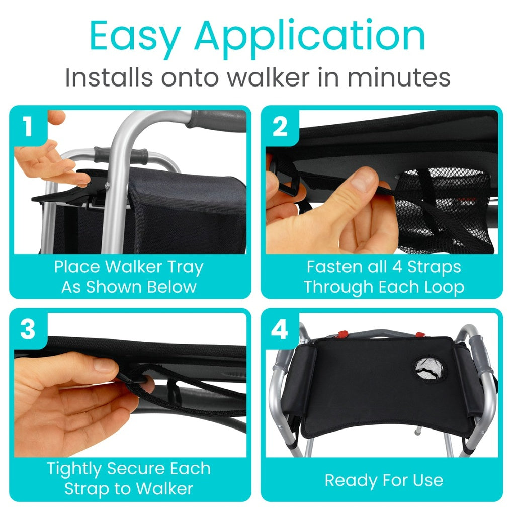 Walker Tray With Pockets