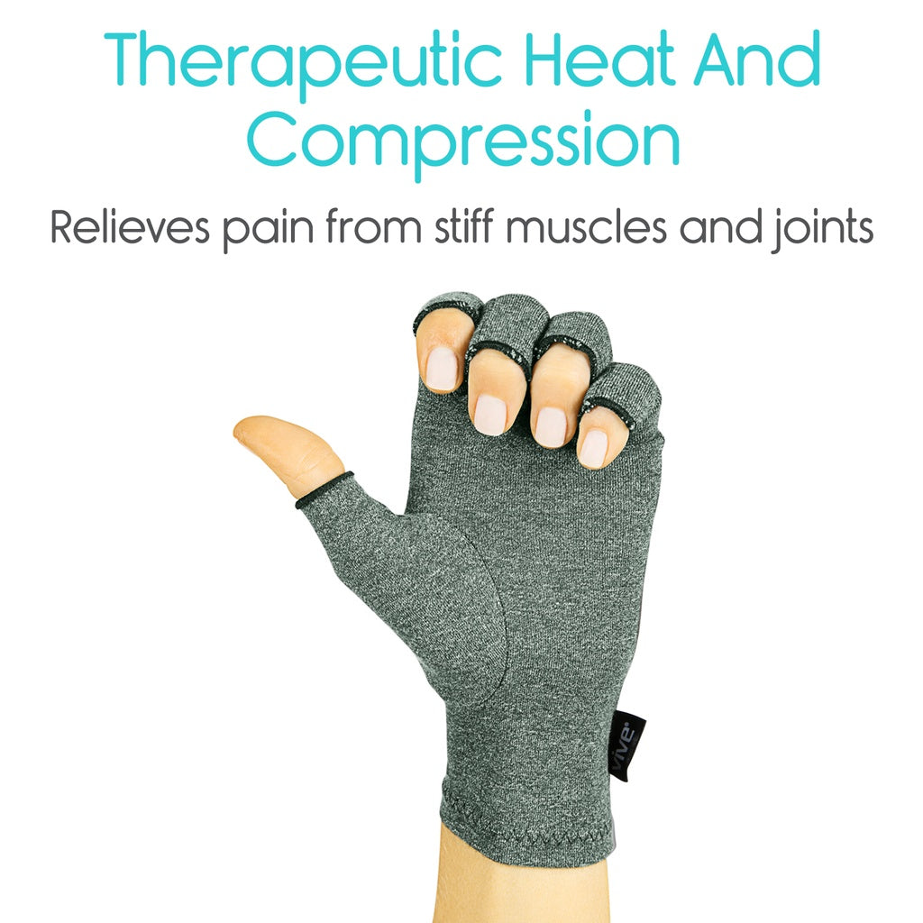 Arthritis Gloves Grey (2 Pack)