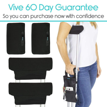 Crutch Pad Kit - Black