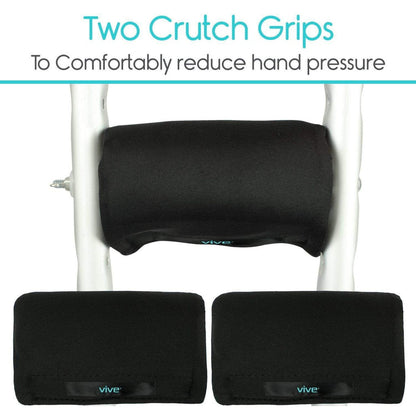 Crutch Pad Kit - Black