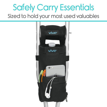 Crutch Pad Kit - Black