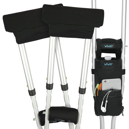 Crutch Pad Kit - Black