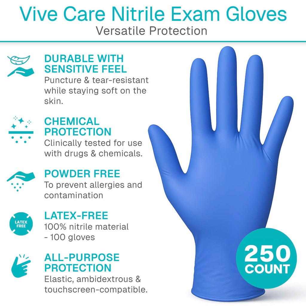 Nitrile Exam Gloves - 250 count - Small