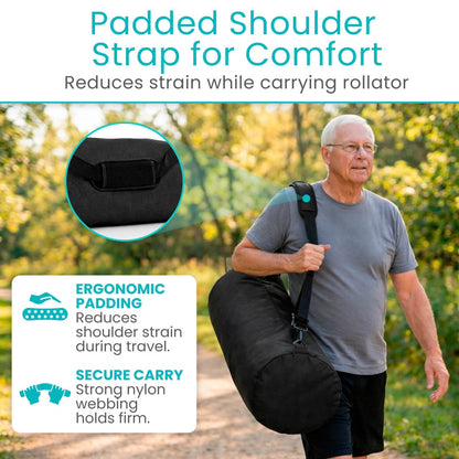 Protective Airframe Rollator Carry Bag With Zip Closure - Mobility & Transfer Equipment