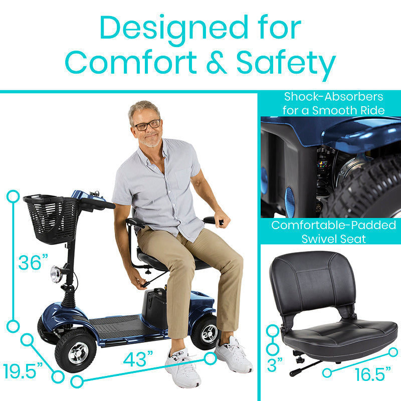 Mobility Scooter - Series A - Blue