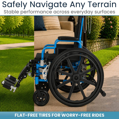 Reclining Pediatric Wheelchair With 14-Inch Seat - Mobility & Transfer Equipment