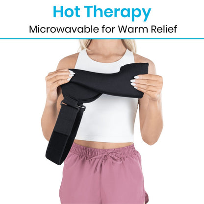 Reusable Hot & Cold Shoulder Therapy Sleeve With Adjustable Strap - Orthopedics & Bracing