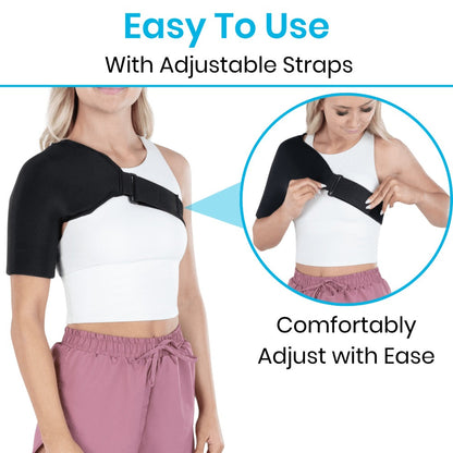 Reusable Hot & Cold Shoulder Therapy Sleeve With Adjustable Strap - Orthopedics & Bracing
