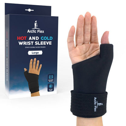 Hot and Cold Wrist Sleeve - Large / Black