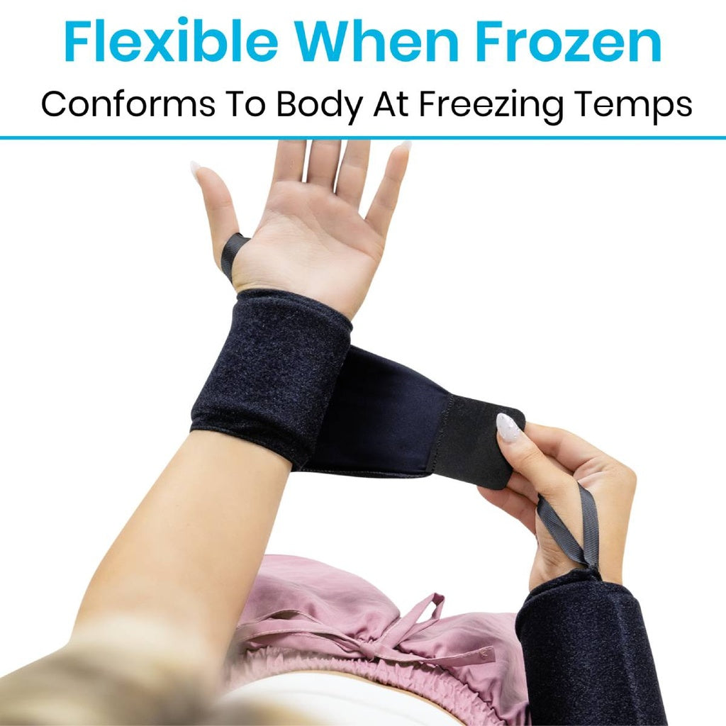 Reusable Hot & Cold Wrist Therapy Wraps, 2 Pack - Orthopedics & Bracing