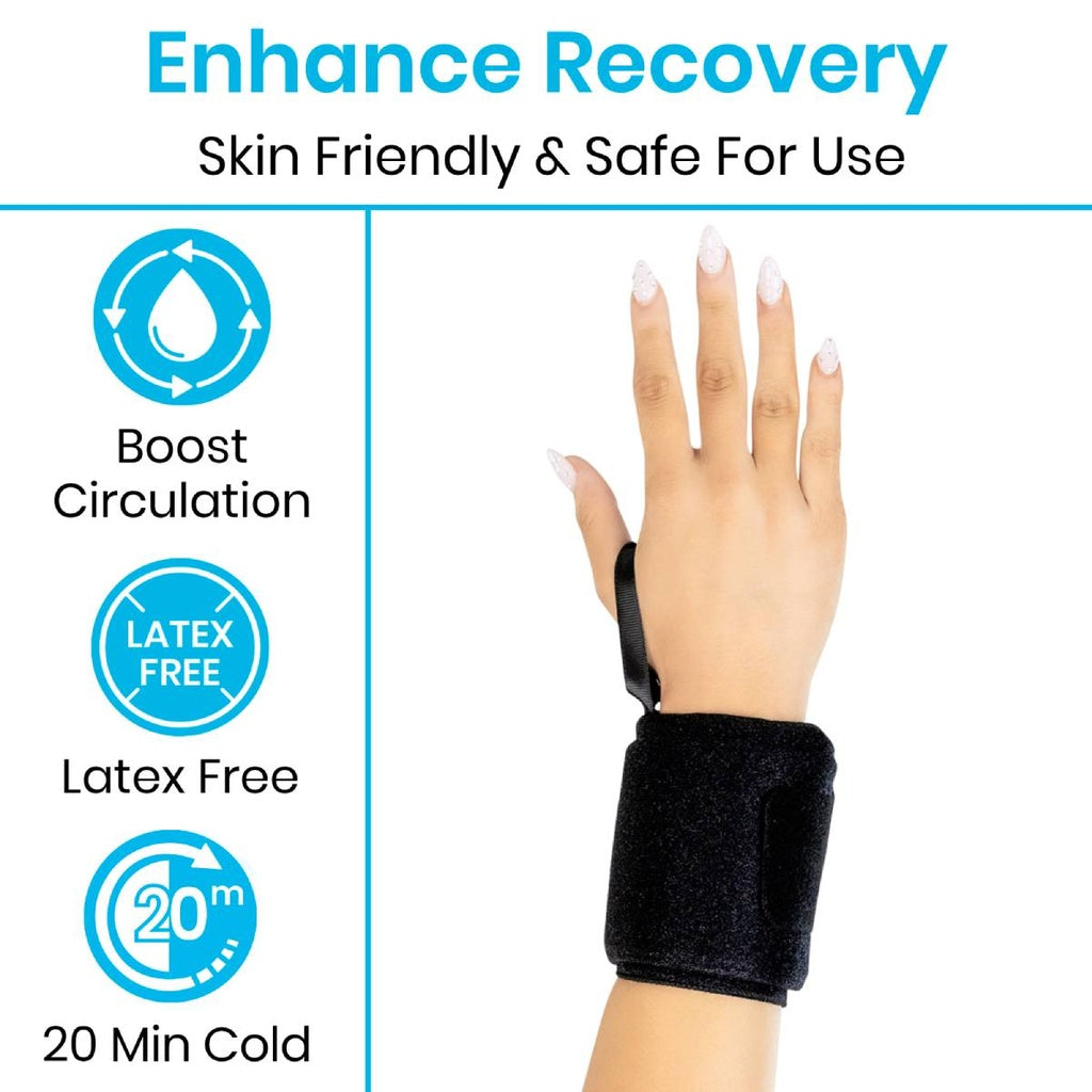 Reusable Hot & Cold Wrist Therapy Wraps, 2 Pack - Orthopedics & Bracing