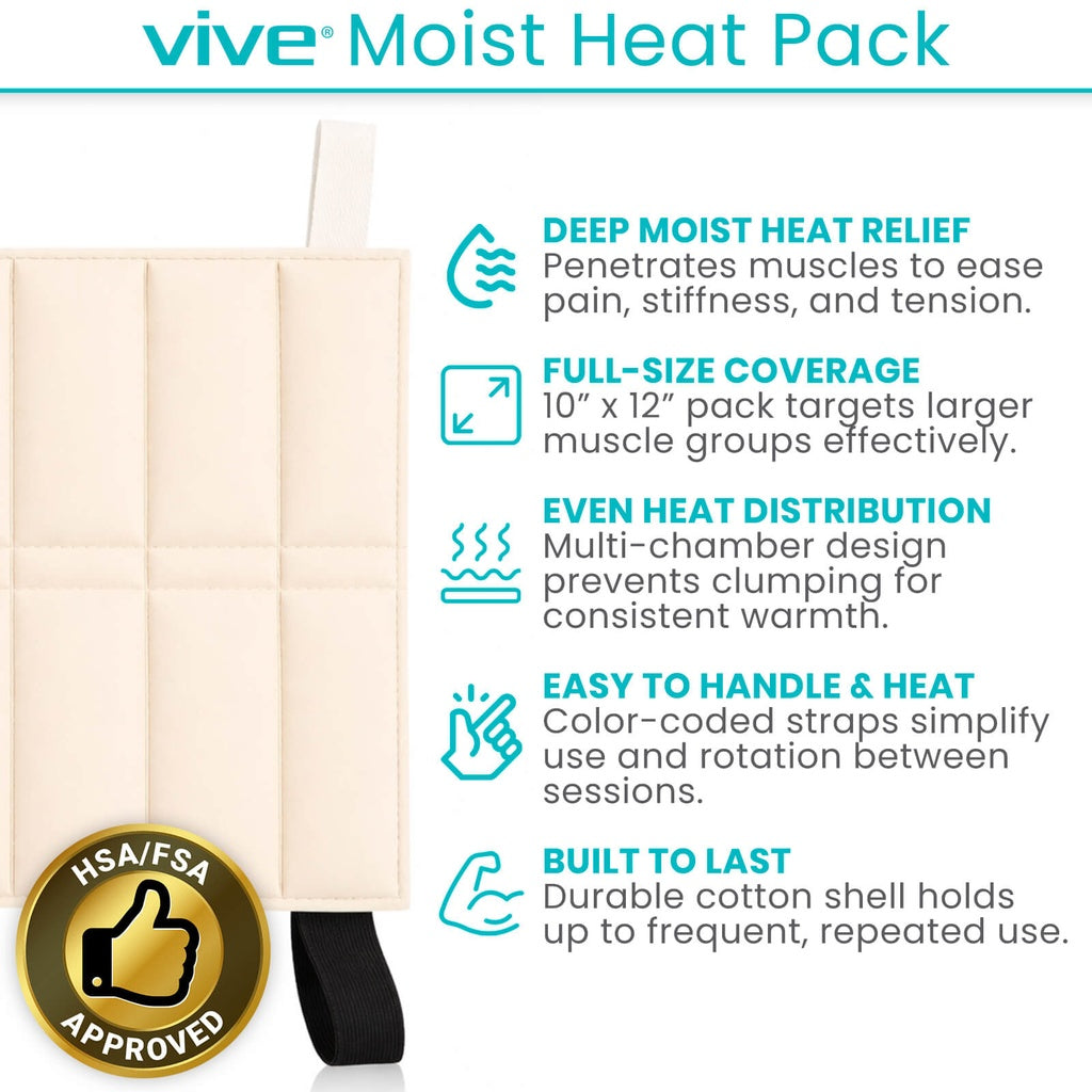 Moist Heat Pack - Standard (10’’ x 12’’)