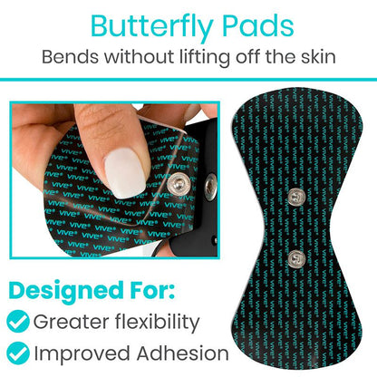 Wireless TENS Unit Replacement Pads - 2 Pack