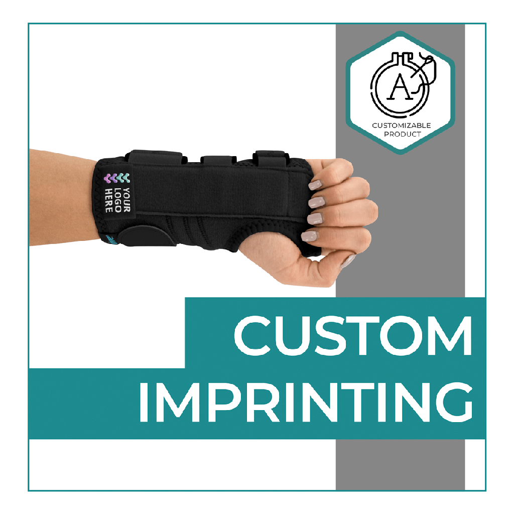 Reversible Wrist Brace - Grey / Imprinting