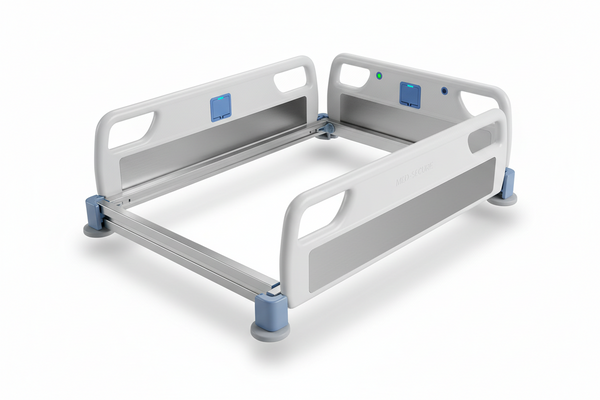 Hospital bed side rails safety