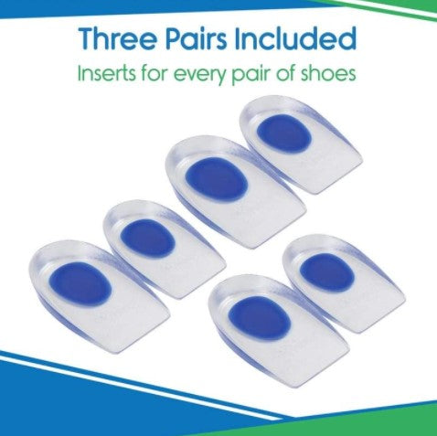 Silicone Heel Cup (3 Pack) - US Women’s 4.5-8.5