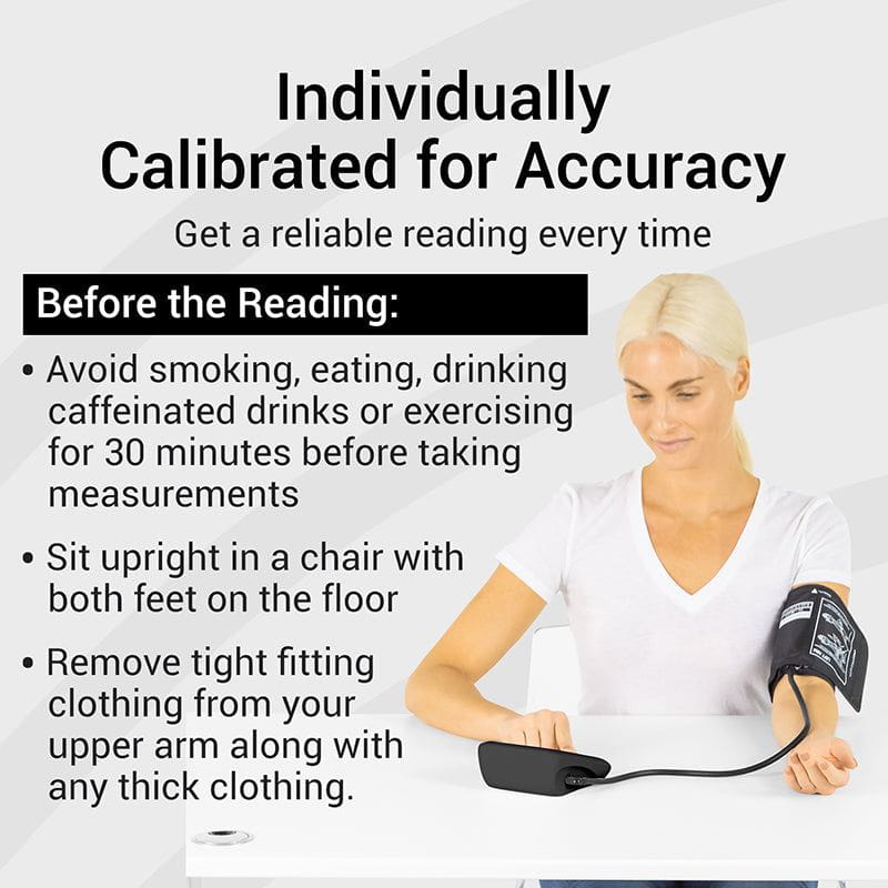 Blood Pressure Monitor Single Button Smart Phone Compatible