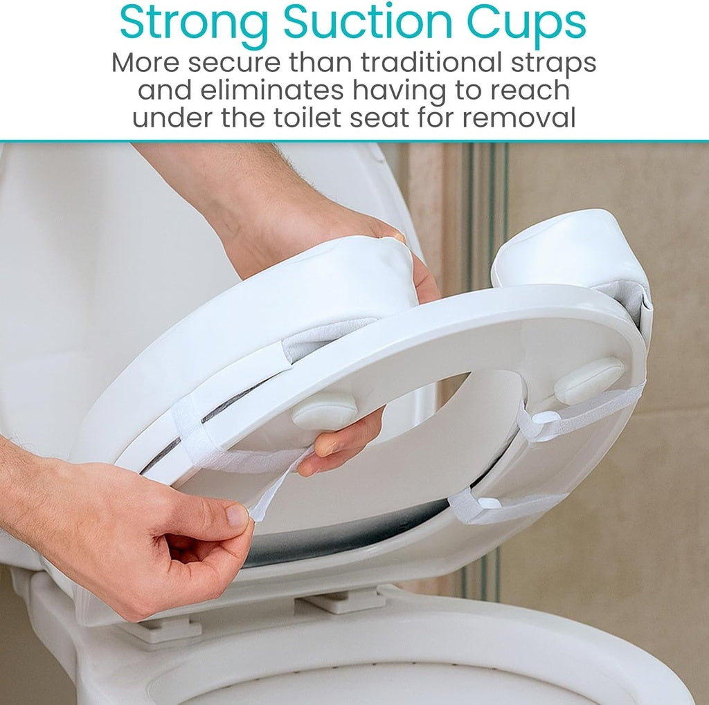 Cushioned Toilet Seat Riser 2’’ Soft