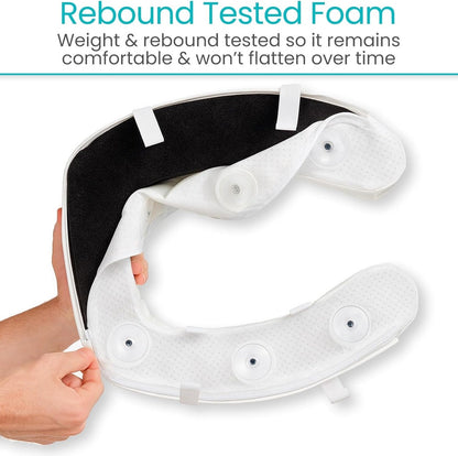 Cushioned Toilet Seat Riser 2’’ Soft