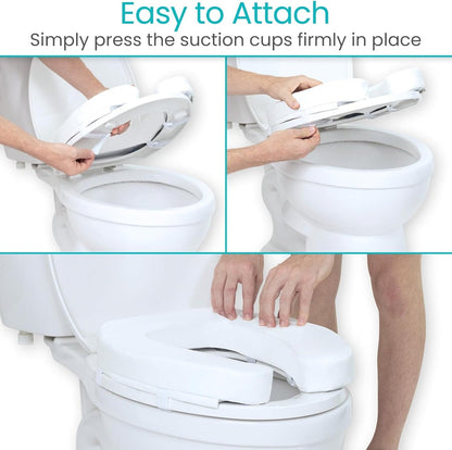 Cushioned Toilet Seat Riser 2’’ Soft