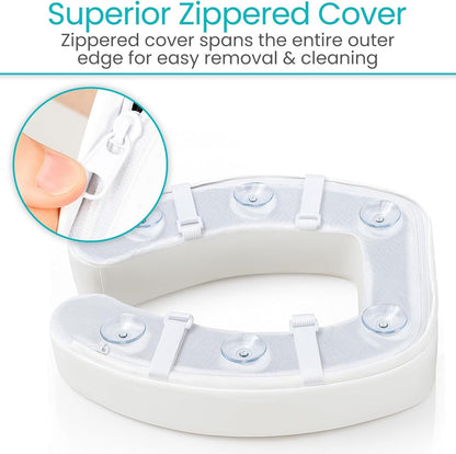 Cushioned Toilet Seat Riser 2’’ Soft