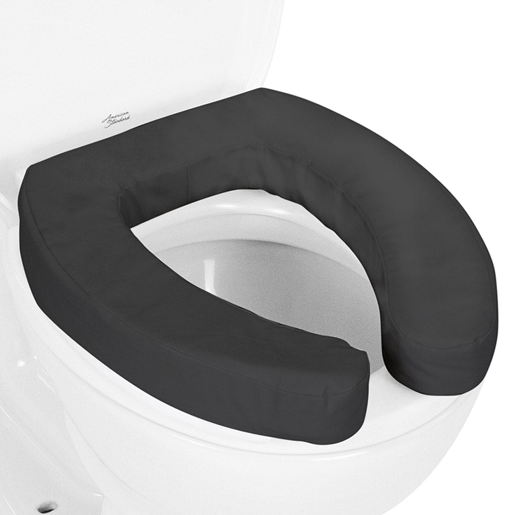Cushioned Toilet Seat Riser Black 2’’ Soft