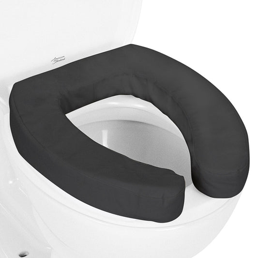 Cushioned Toilet Seat Riser Black 2’’ Soft