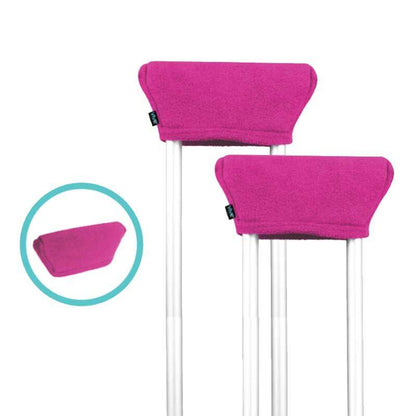 Fleece Crutch Pad Cushion - Pink
