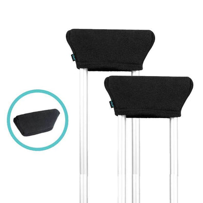 Fleece Crutch Pad Cushion - Black