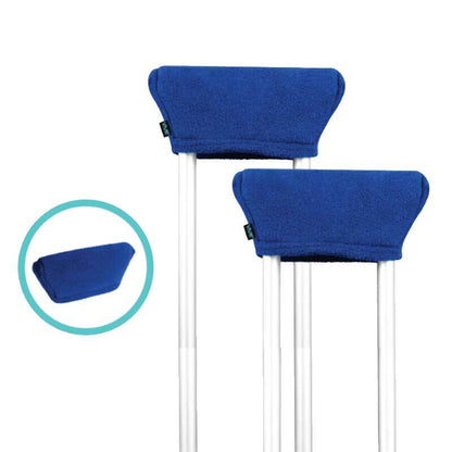 Fleece Crutch Pad Cushion - Blue