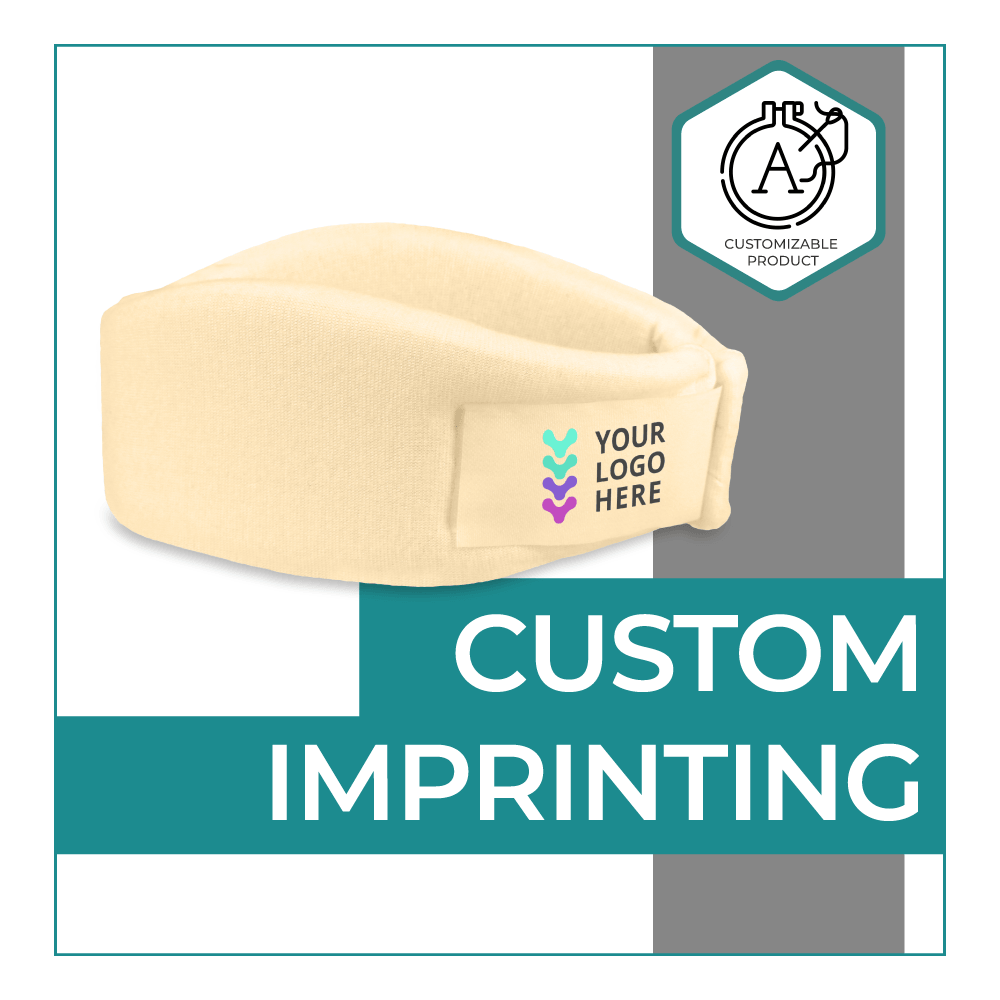 Cervical Collar - Neck Brace Thin 4’’ - Beige / Imprinting