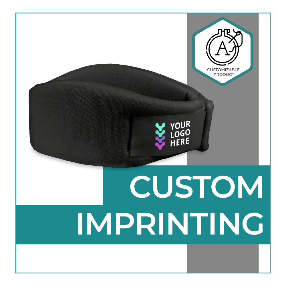 Cervical Collar - Neck Brace Thin 4’’ - Black / Imprinting
