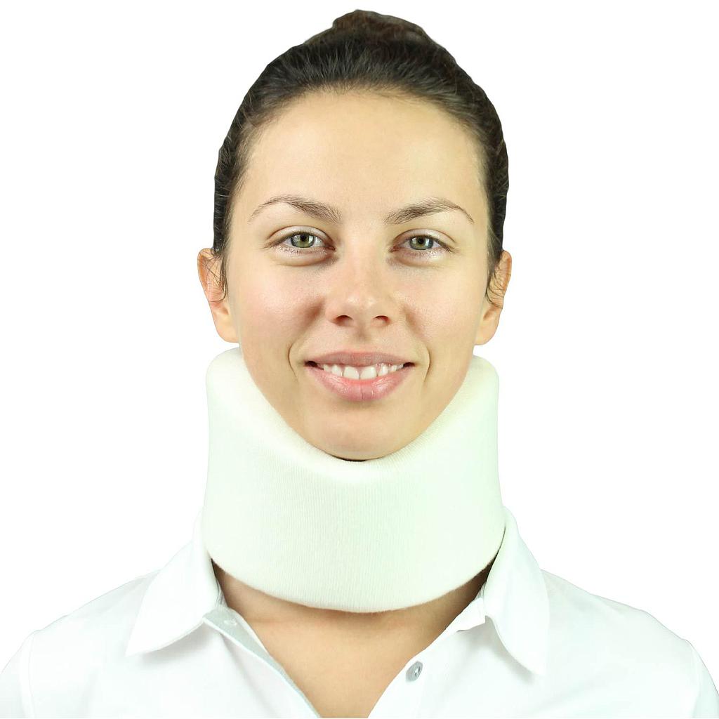 Cervical Collar - Neck Brace Thin 4’’ - White / Standard
