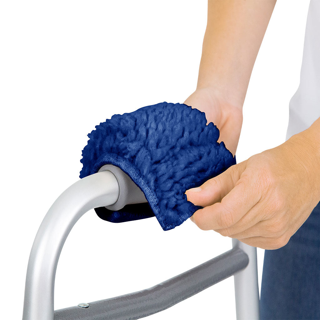 Sheepskin Walker Grips - Blue