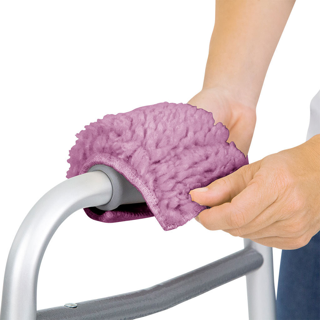 Sheepskin Walker Grips - Pink