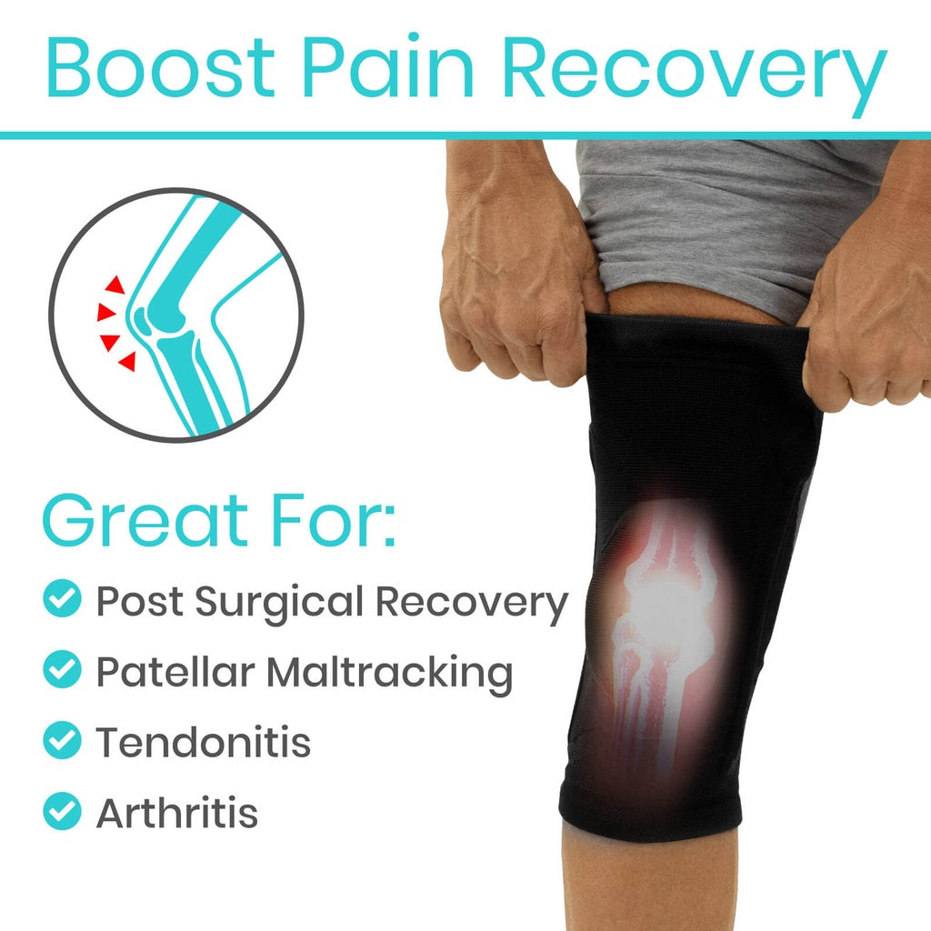 Stabilizing Compression Knee Sleeve With Patellar Support - Orthopedics & Bracing