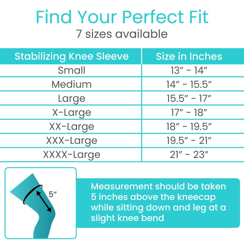 Stabilizing Compression Knee Sleeve With Patellar Support - Orthopedics & Bracing