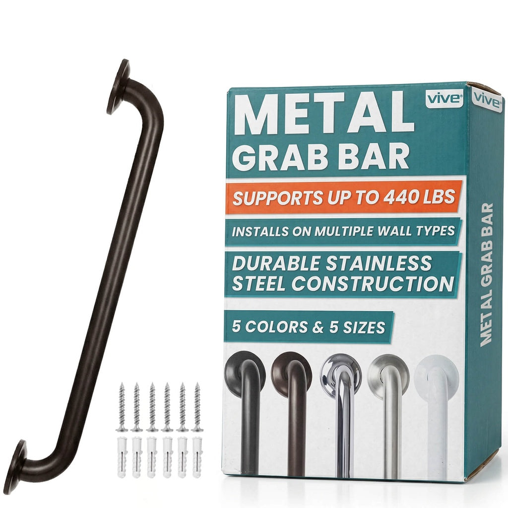 Metal Grab Bar - 18’’ / Single / Bronze