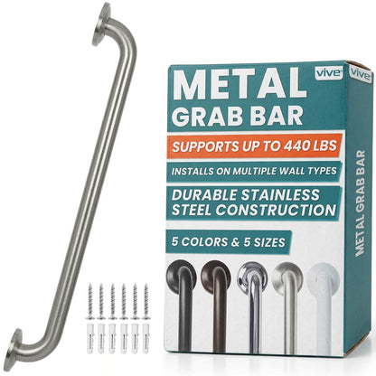 Metal Grab Bar - 36’’ / Single / Brushed Nickel