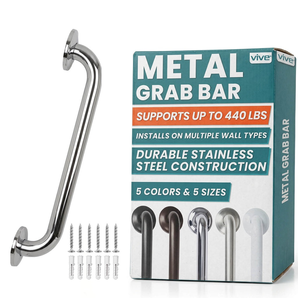 Metal Grab Bar - 16’’ / Single / Polished