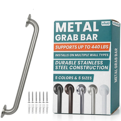 Metal Grab Bar - 18’’ / Single / Brushed Nickel