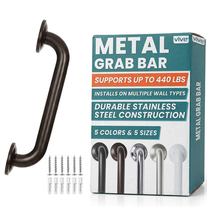Metal Grab Bar - 12’’ / Single / Bronze