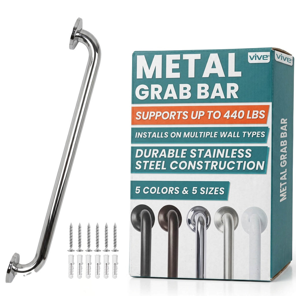 Metal Grab Bar - 24’’ / Single / Polished