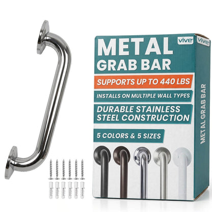 Metal Grab Bar - 12’’ / Single / Polished